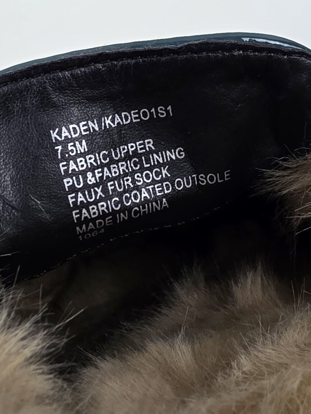 Steve Madden Kaden Green Velvet Fur Smoking Flats Loafer Mule - 7.5 - Picture 10 of 11